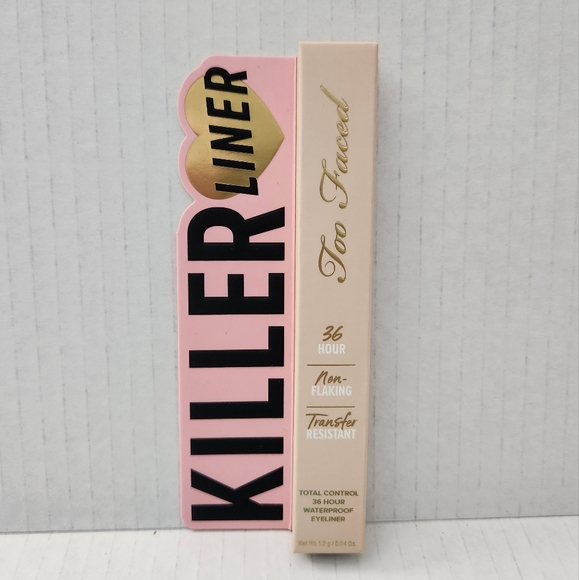 Too Faced Killer Liner 36 Hour Waterproof Gel Eyeliner Killer Cashmere - Picture 1 of 3